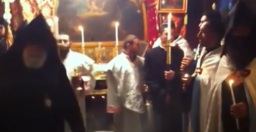 Armenian Patriarchate of Jerusalem Celebrated Feast of the Holy Nativity-2014