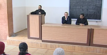 Lecture at Faculty of Armenian Philology of Yerevan