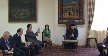 Egyptian Scholars and Board Members of FAR Visit Mother See of Holy Etchmiadzin