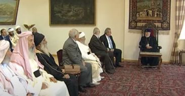 Yazidi Leader Visits HH Karekin II