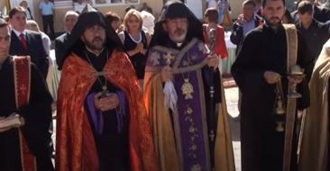 Ground Blessing Ceremony of the Musical School No 6 in Gyumri