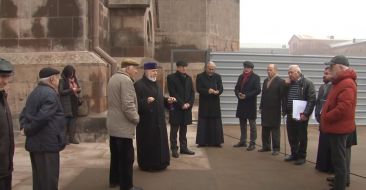 The Catholicos of All Armenians had a meeting and discussion with the members of the Architectural Council