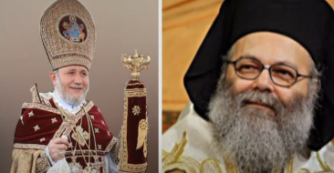 Catholicos of All Armenians Congratulated Greek Orthodox Patriarch of Antioch and All the East