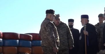 The Catholicos of All Armenians visited the combat positions