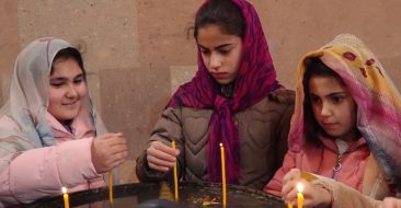 The children of Artsakh gathered for a united prayer
