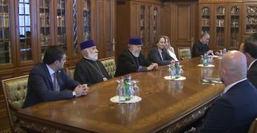 The Catholicos of All Armenians received the delegation of the Mexico-Armenia friendship group