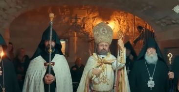 The first official visit of the Armenian Patriarch of Constantinople to the Armenian Patriarchate of Jerusalem