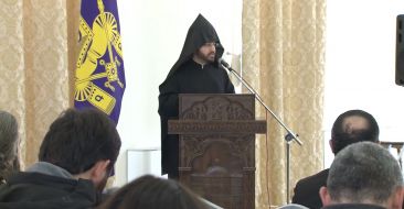 Very Rev. Fr. Anania Tsaturyan, member of the Brotherhood of the Mother See Anania defended a doctrinal thesis