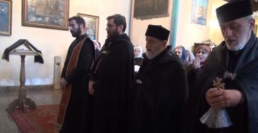 Median day of Great Lent ceremonies in the Armenian Diocese of Georgia