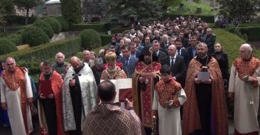 Diocese of Gougark - Commemoration ceremonies of Armenian Genocide martyrs