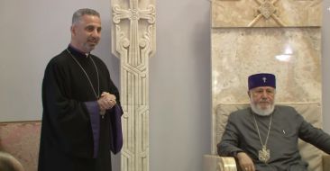The Catholicos of All Armenians met with Brazilian Armenian pilgrims