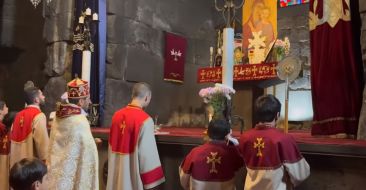 Discovery of the Holy Cross in Holy Cross Churches in Yerevan and Aparan
