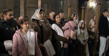 52 Artsakh citizens were baptized in the St. Gevorg Church of Naragavit