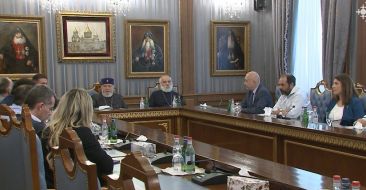 The Catholicos of All Armenians received Brazilian journalists at the Mother See