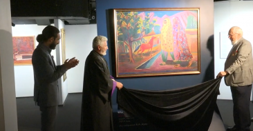After 105 years, Martiros Saryan's painting was exhibited for the first time in the Armenian Church in Moscow