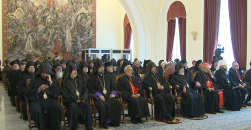 The Catholicos of All Armenians received inter-church delegations in the Pontifical residence