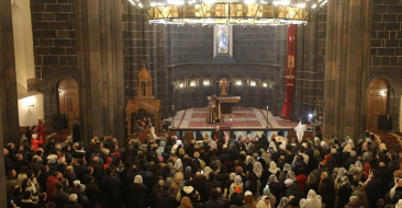 The ceremony of Opening the Doors and consecration of the nave was held at the Holy Savior Cathedral of Gyumri, which was consecrated 36 years ago