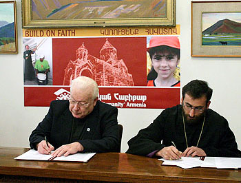 Memorandum of Understanding Signed between the Armenian Church and Habitat for Humanity International