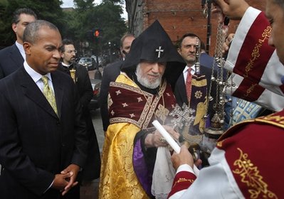 Blessing of the Armenian Heritage Park - Boston Massachusetts