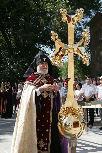 Dome Crosses Consecrated for the Holy Archangels Church of the Mother See 