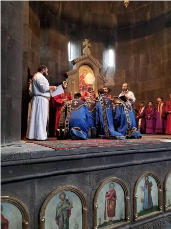 Рукоположение во священники в монастыре Кечарис