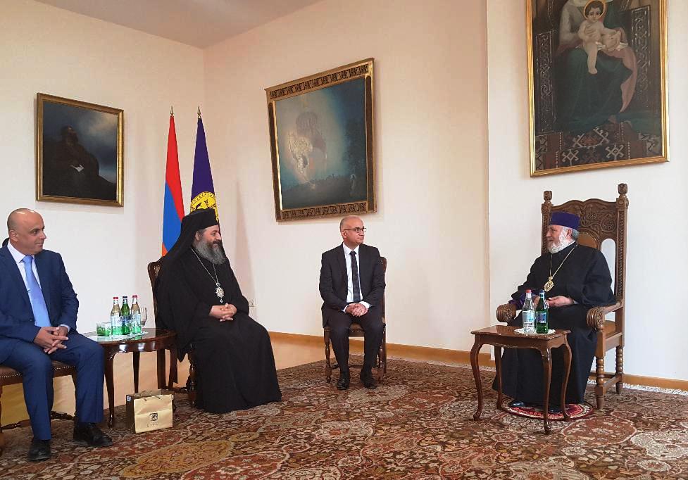 Catholicos of All Armenians Received Representatives of the Delegation of Lebanon