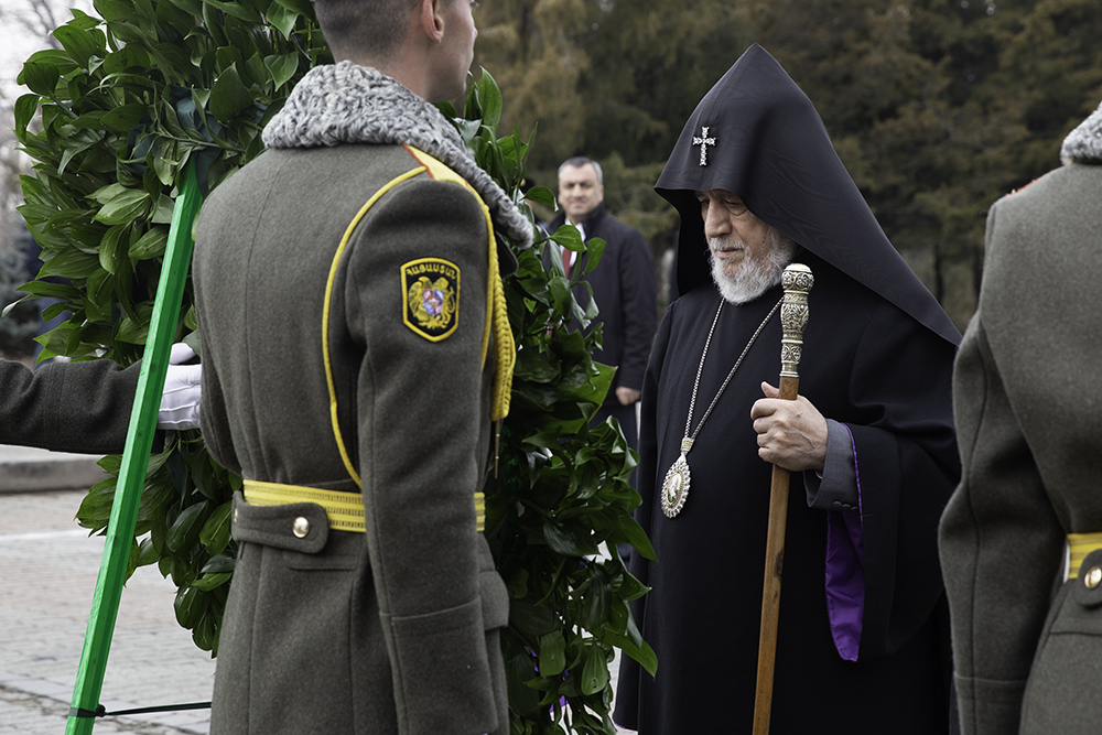 Prayer on the Occasion of the Anniversary of Sumgait Pogroms in Tsitsernakaberd