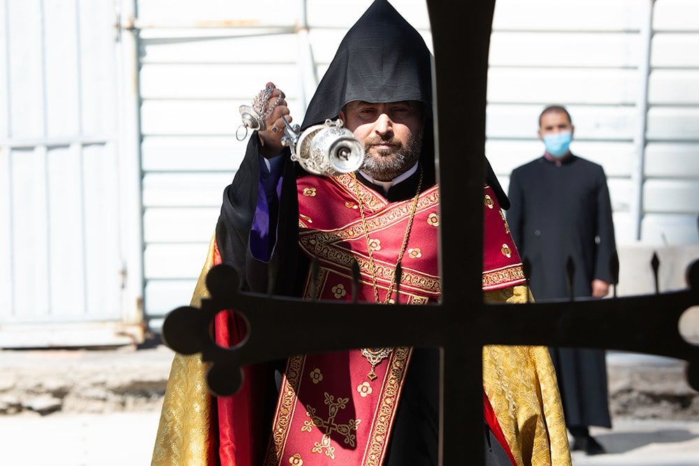 The Cross of the Bell Tower of the Mother See of Holy Etchmiadzin was Consecrated