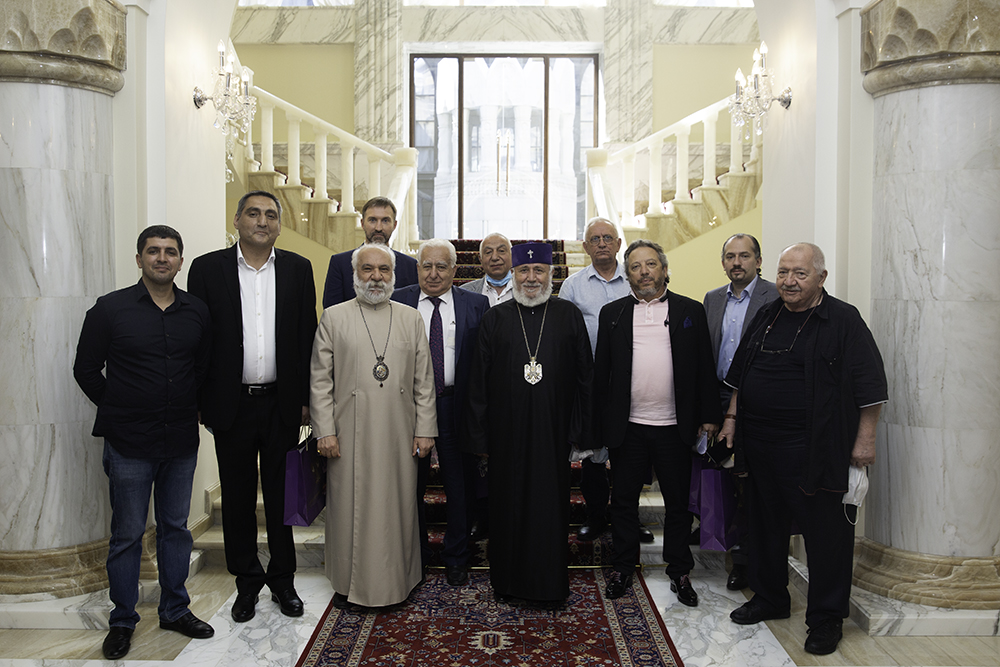 Catholicos of All Armenians Hosted the Creative Group of “Radamisto” Opera