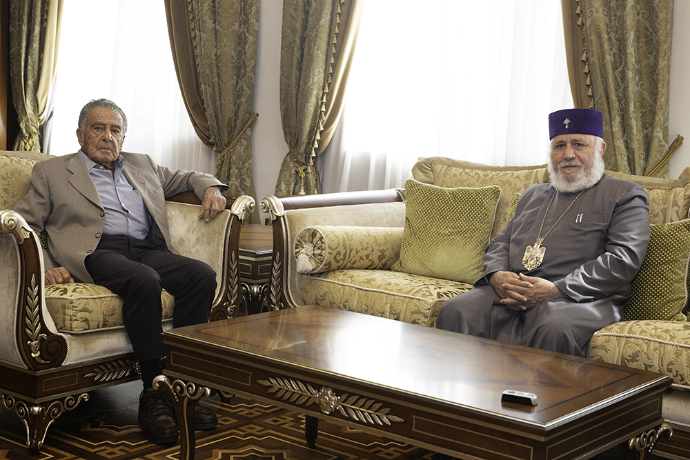 Catholicos of All Armenians Received Mr. Eduardo Eurnekian