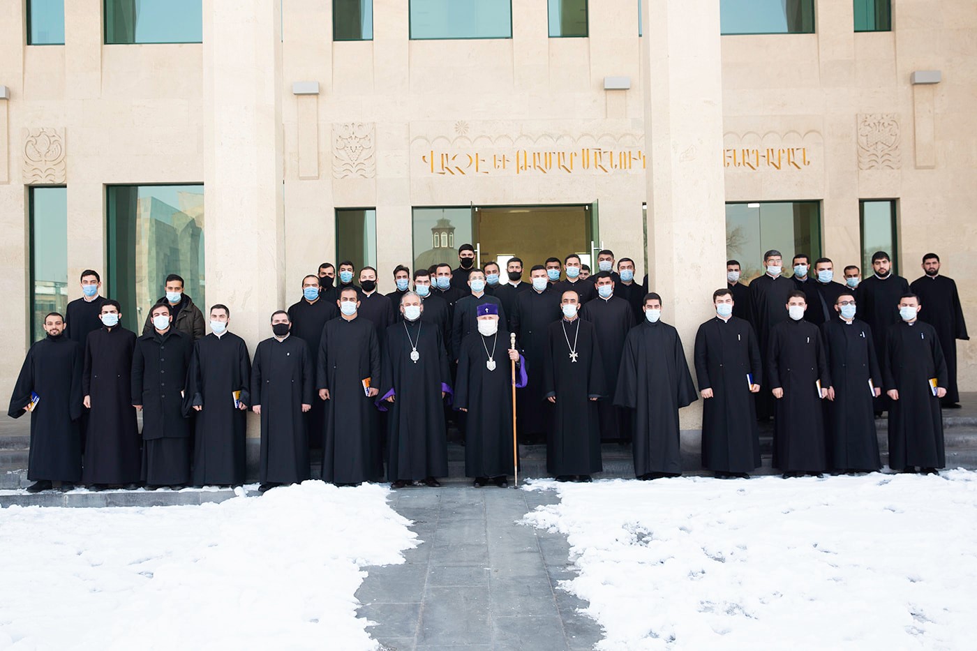 Catholicos of All Armenians Received the Deacons of the Mother See